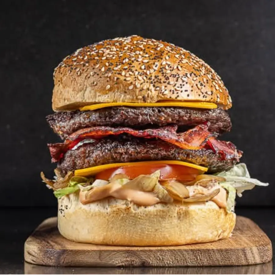 Hamburguesa Double Cheese Bacon