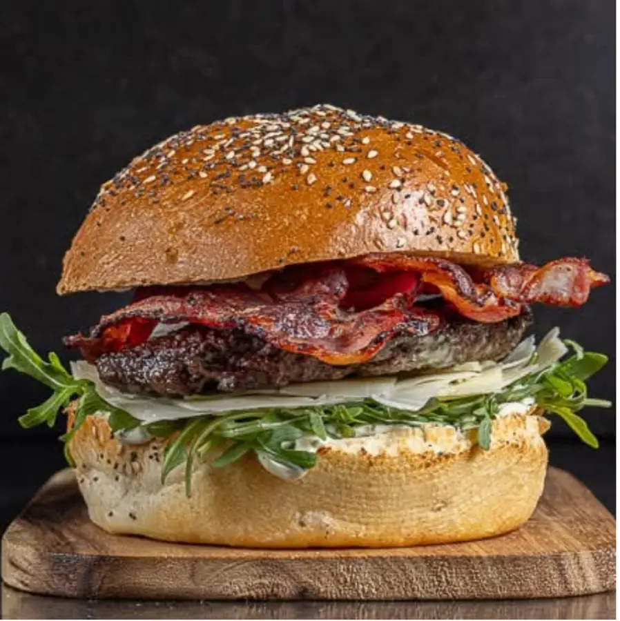 Hamburguesa Gruyère gourmet con queso suizo